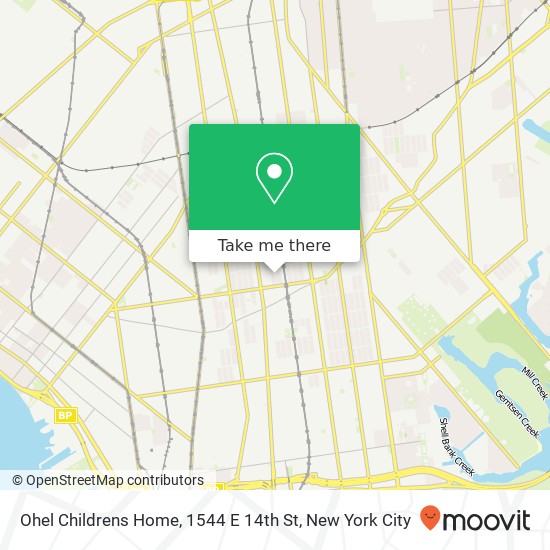 Ohel Childrens Home, 1544 E 14th St map