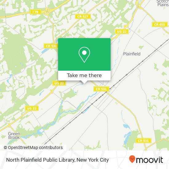 Mapa de North Plainfield Public Library