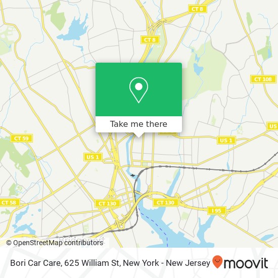 Bori Car Care, 625 William St map