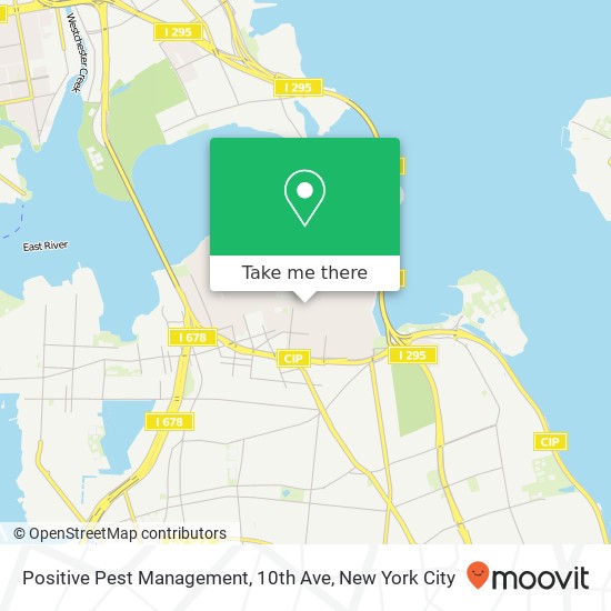 Mapa de Positive Pest Management, 10th Ave