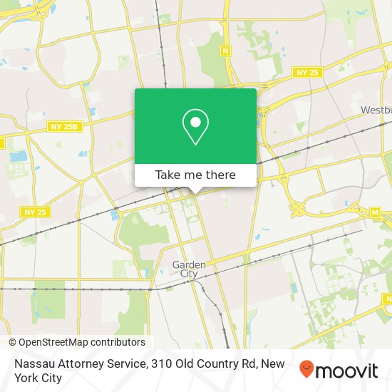 Nassau Attorney Service, 310 Old Country Rd map