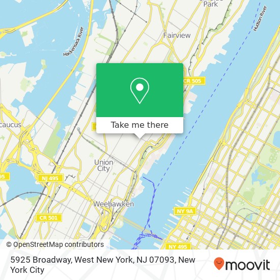5925 Broadway, West New York, NJ 07093 map