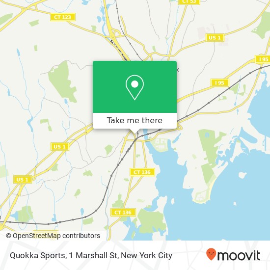 Mapa de Quokka Sports, 1 Marshall St