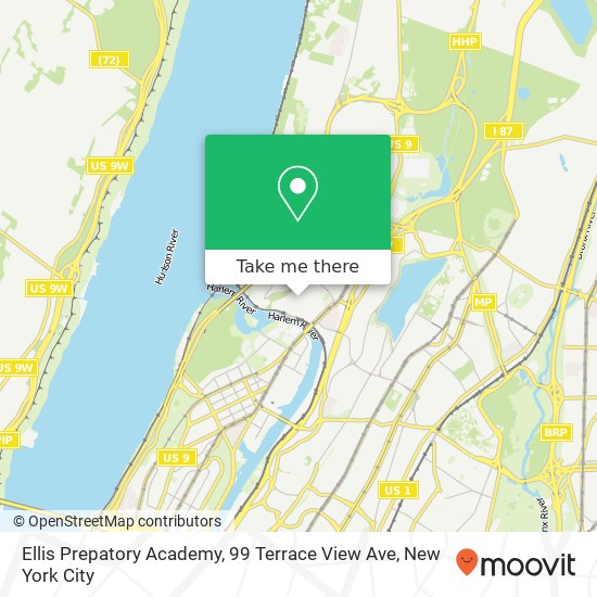 Ellis Prepatory Academy, 99 Terrace View Ave map