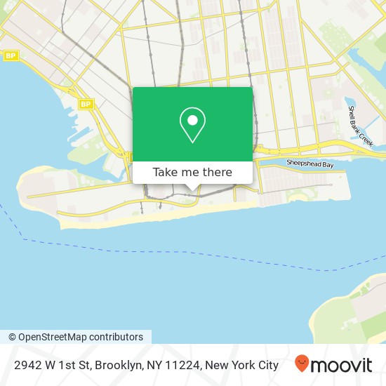 2942 W 1st St, Brooklyn, NY 11224 map