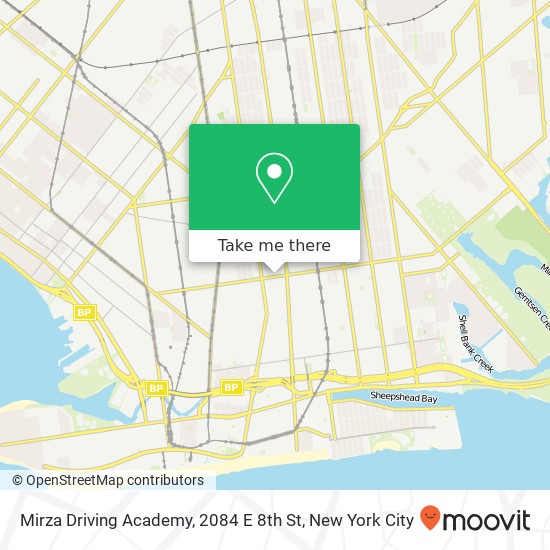 Mirza Driving Academy, 2084 E 8th St map