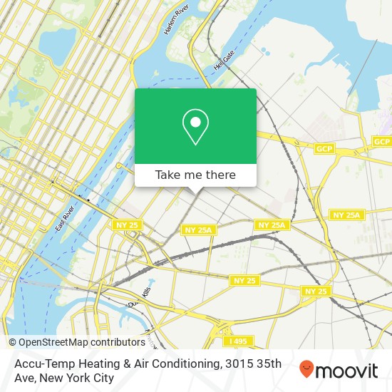 Accu-Temp Heating & Air Conditioning, 3015 35th Ave map