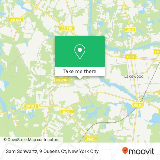 Sam Schwartz, 9 Queens Ct map