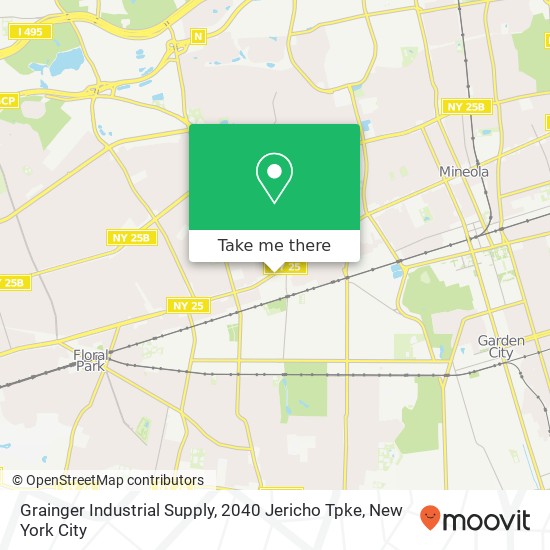 Mapa de Grainger Industrial Supply, 2040 Jericho Tpke