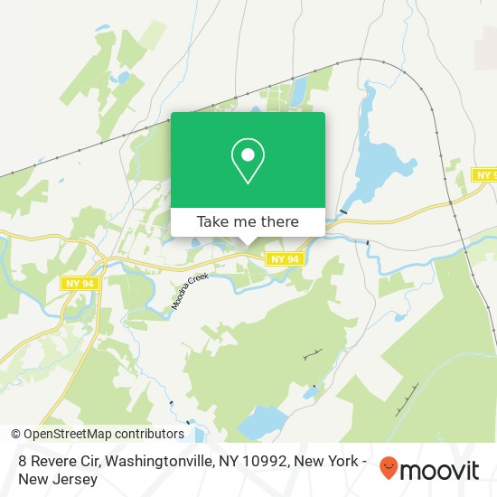 8 Revere Cir, Washingtonville, NY 10992 map