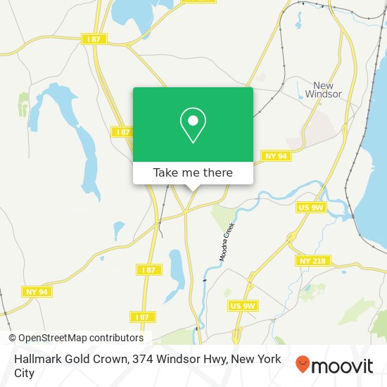 Hallmark Gold Crown, 374 Windsor Hwy map