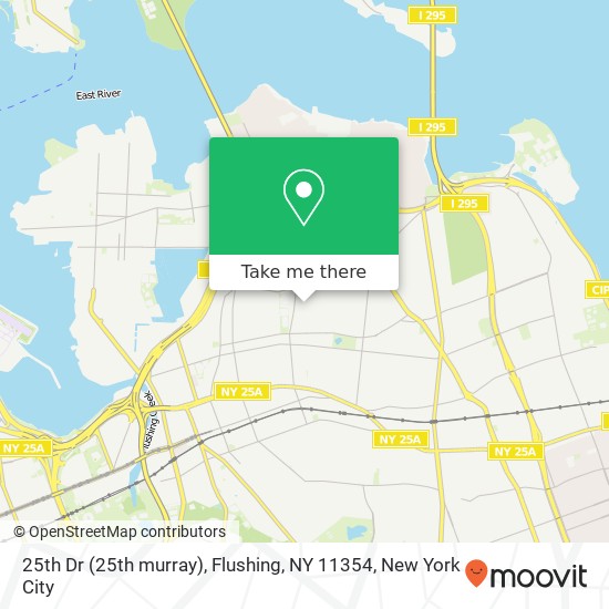 25th Dr (25th murray), Flushing, NY 11354 map