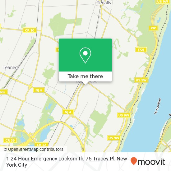 1 24 Hour Emergency Locksmith, 75 Tracey Pl map