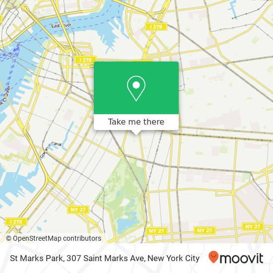 Mapa de St Marks Park, 307 Saint Marks Ave