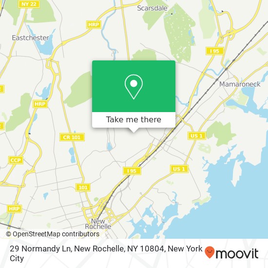 29 Normandy Ln, New Rochelle, NY 10804 map