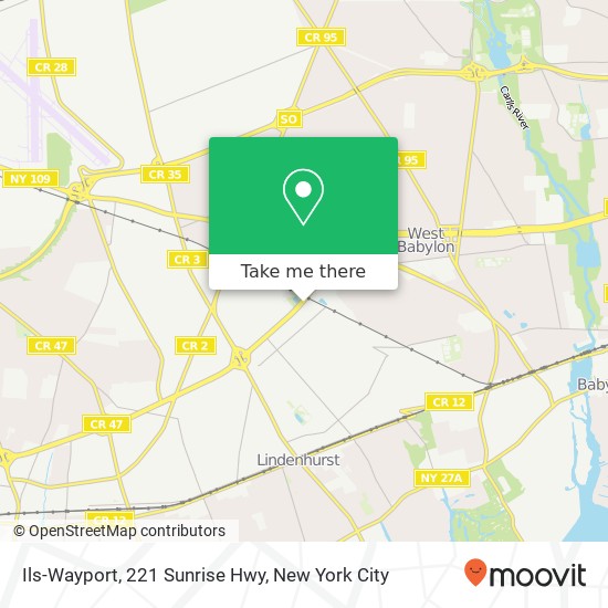 Ils-Wayport, 221 Sunrise Hwy map