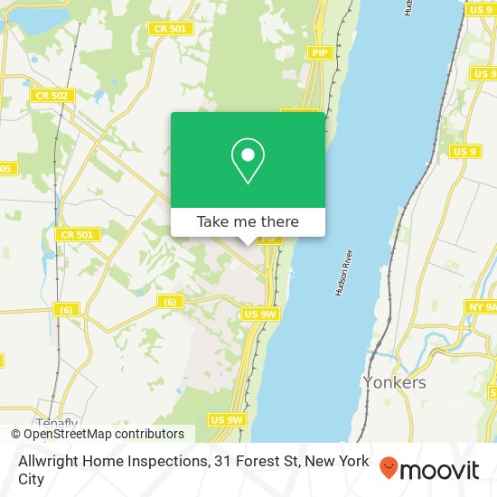 Allwright Home Inspections, 31 Forest St map