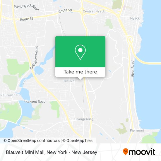 Blauvelt Mini Mall map