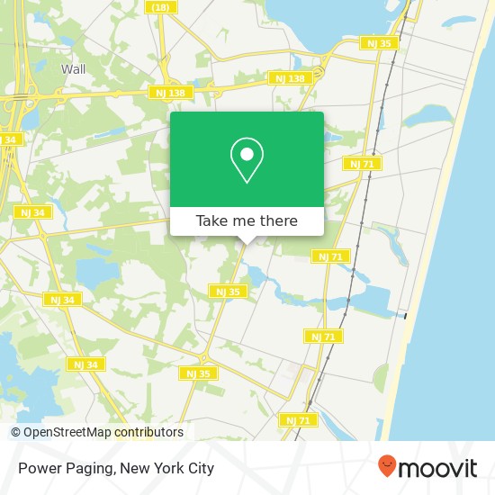 Power Paging map