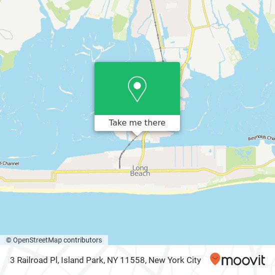 3 Railroad Pl, Island Park, NY 11558 map