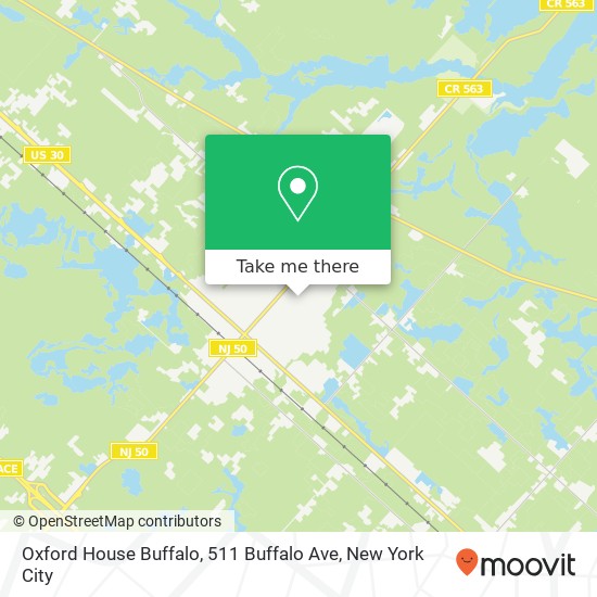 Mapa de Oxford House Buffalo, 511 Buffalo Ave