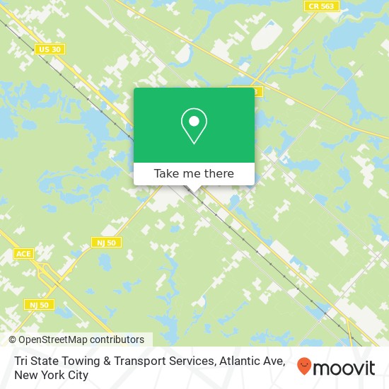 Mapa de Tri State Towing & Transport Services, Atlantic Ave