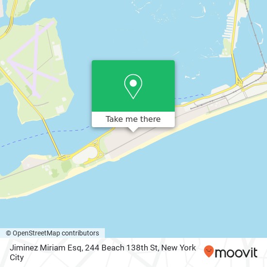 Jiminez Miriam Esq, 244 Beach 138th St map