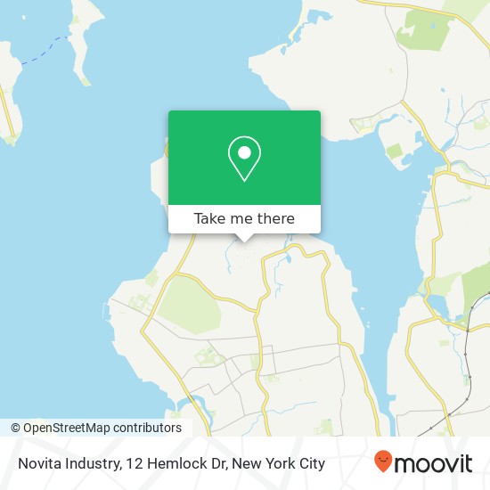 Novita Industry, 12 Hemlock Dr map