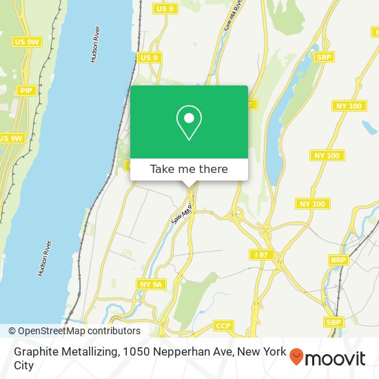 Mapa de Graphite Metallizing, 1050 Nepperhan Ave