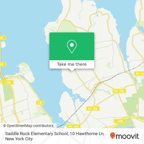 Saddle Rock Elementary School, 10 Hawthorne Ln map