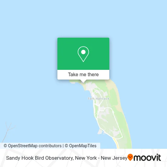 Sandy Hook Bird Observatory map