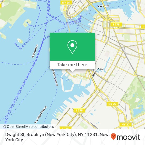 Mapa de Dwight St, Brooklyn (New York City), NY 11231