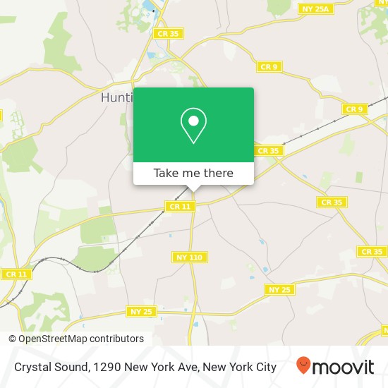 Mapa de Crystal Sound, 1290 New York Ave