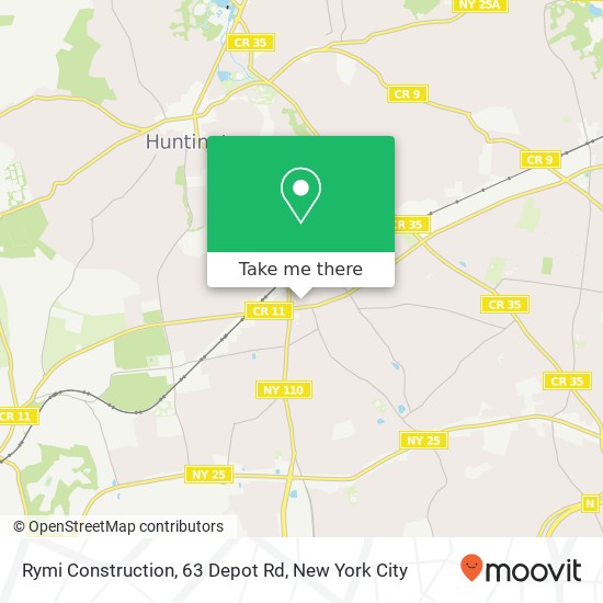 Rymi Construction, 63 Depot Rd map