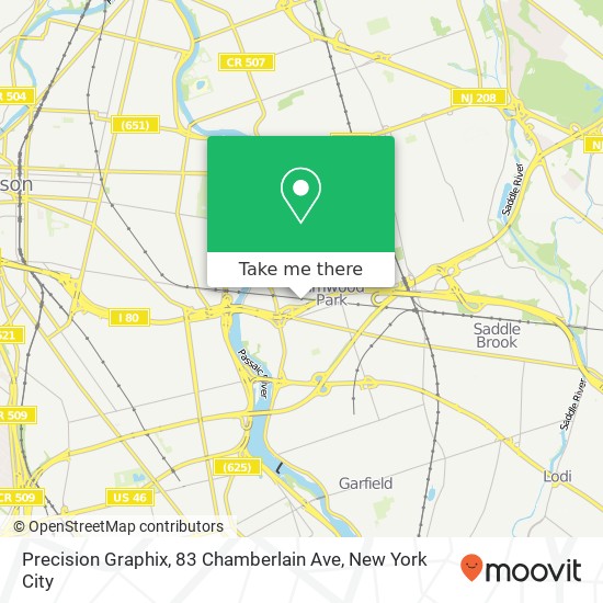 Precision Graphix, 83 Chamberlain Ave map