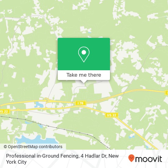 Professional in-Ground Fencing, 4 Hadlar Dr map