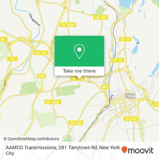 Mapa de AAMCO Transmissions, 281 Tarrytown Rd