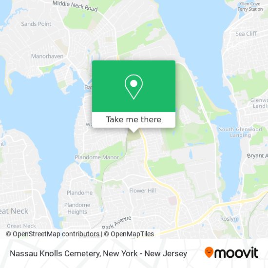 Nassau Knolls Cemetery map