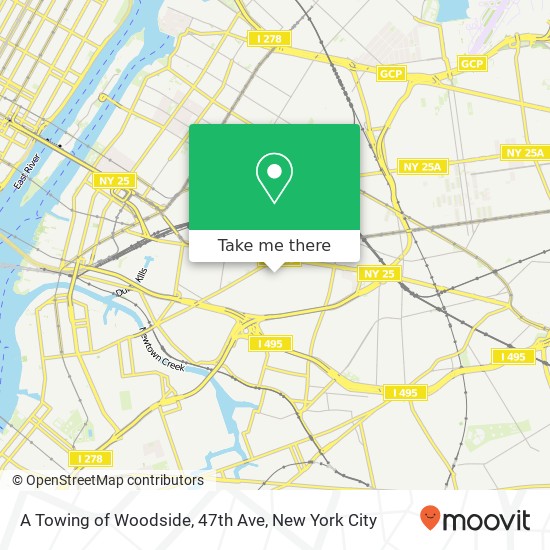 Mapa de A Towing of Woodside, 47th Ave