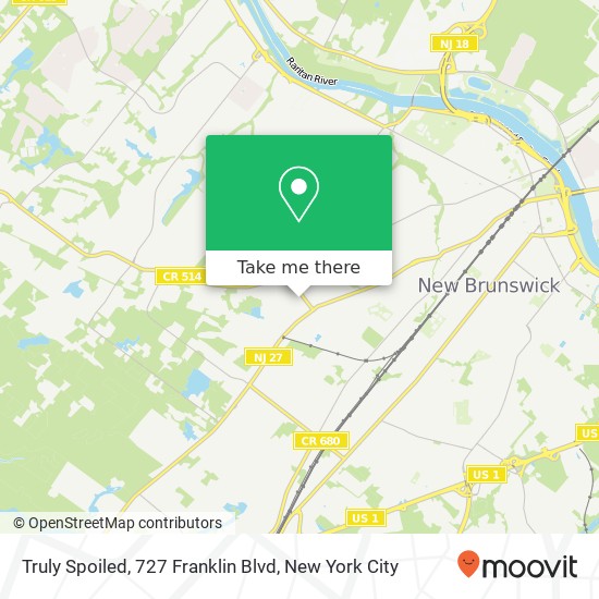 Truly Spoiled, 727 Franklin Blvd map