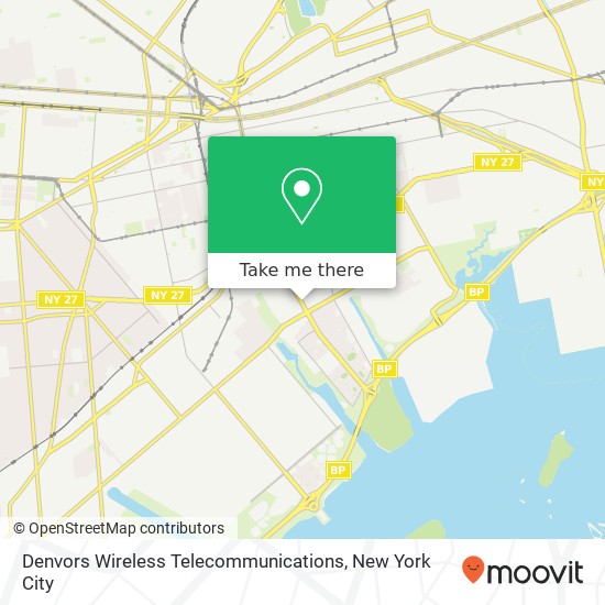 Denvors Wireless Telecommunications map