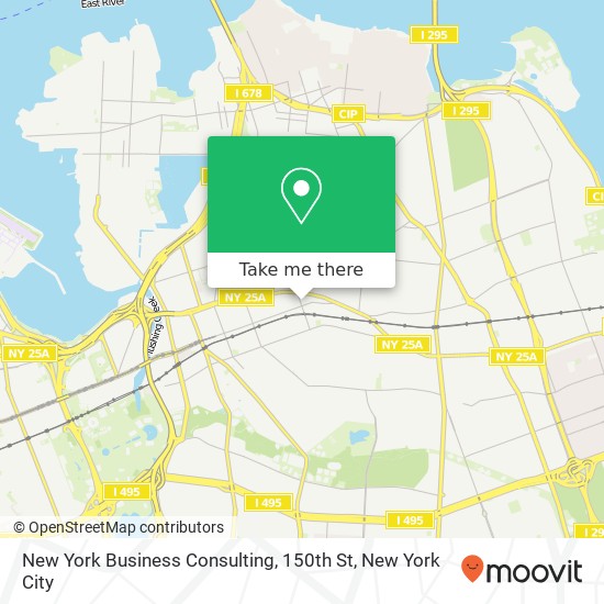 New York Business Consulting, 150th St map