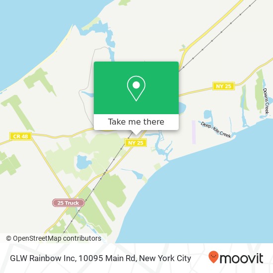 GLW Rainbow Inc, 10095 Main Rd map