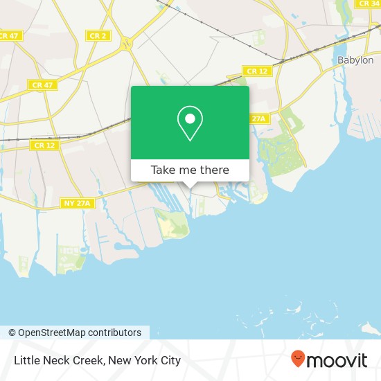 Mapa de Little Neck Creek