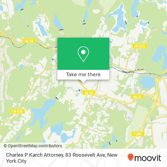 Mapa de Charles P Karch Attorney, 83 Roosevelt Ave