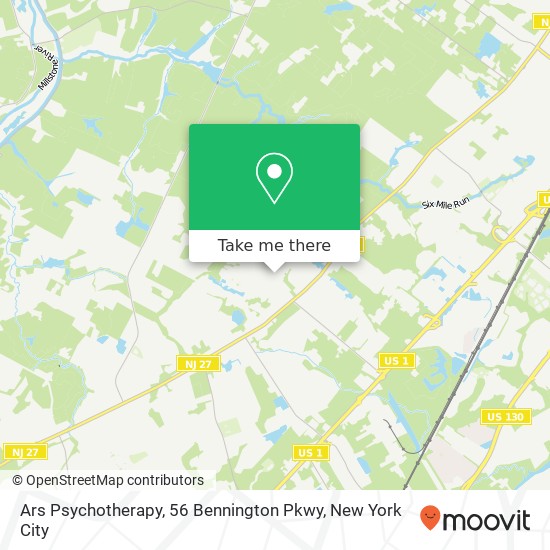 Ars Psychotherapy, 56 Bennington Pkwy map