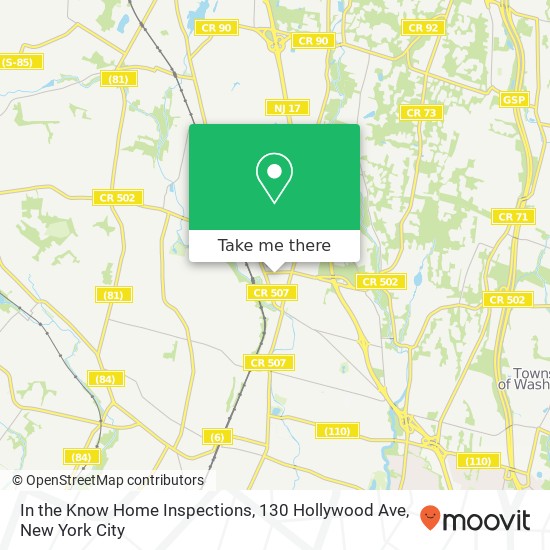 Mapa de In the Know Home Inspections, 130 Hollywood Ave