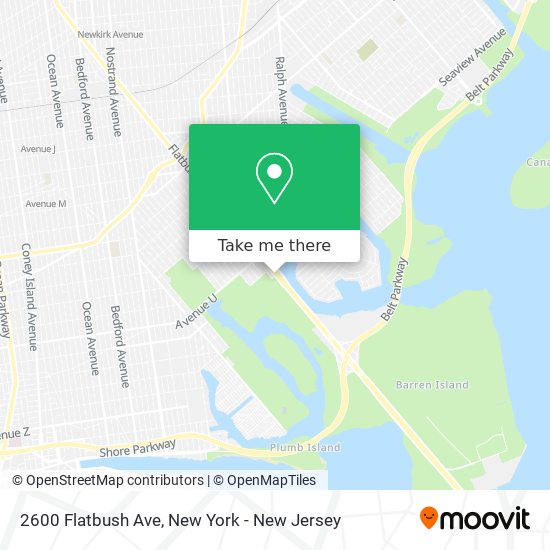 2600 Flatbush Ave map