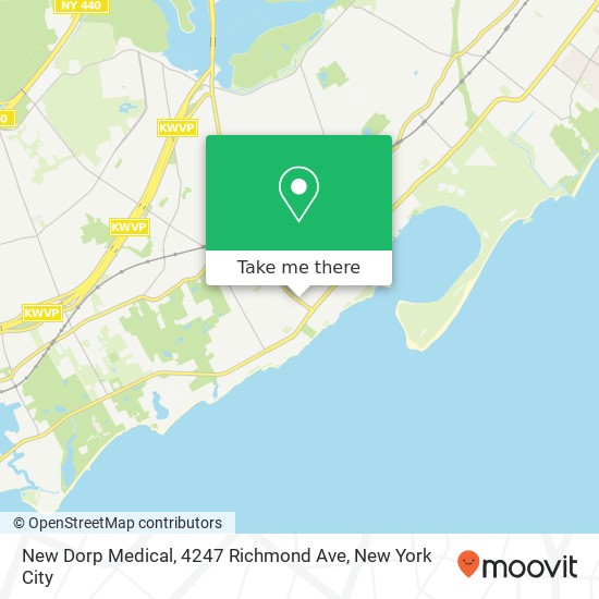 Mapa de New Dorp Medical, 4247 Richmond Ave