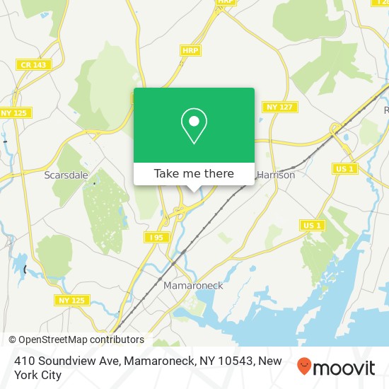 410 Soundview Ave, Mamaroneck, NY 10543 map